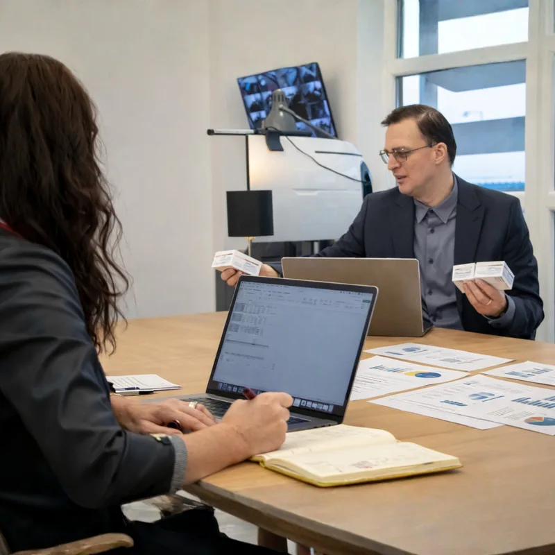 Team meeting in the office